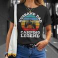 Husband Dad Camping Legend T-Shirt Geschenke für Sie