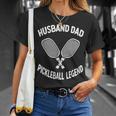 Husband Dad Legend Vintage Pickleball Fathers Day Men T-Shirt Gifts for Her