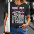 Ich Bin Keine Perfekte Tochter Geschenk Geburtstag Spruch T-Shirt Geschenke für Sie