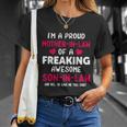 Im A Proud Mother In Low Of A Freaking Awesome Son In Low Mothers Day Unisex T-Shirt Gifts for Her