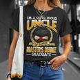 Im A Super Proud Uncle Of A 2023 Masters Degree Graduate Unisex T-Shirt Gifts for Her