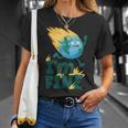 Im Fine Climate Change Burning Earth Day 2023 Activism Unisex T-Shirt Gifts for Her
