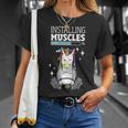 Installing Muscles Unicorn Gym Shirt T-Shirt Geschenke für Sie
