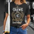Its A Crewe Thing You Wouldnt Understand Shirt Crewe Family Crest Coat Of Arm Unisex T-Shirt Gifts for Her