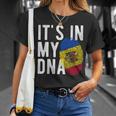 Its In My Dna Moldawien Flagge Fingerabdruck T-Shirt Geschenke für Sie