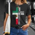 Jesus Christian Spanish Gifts Dad Fathers Day Mexican Flag Unisex T-Shirt Gifts for Her