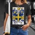 Johnson Family Crest - Coat Of Arms Unisex T-Shirt Gifts for Her