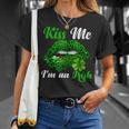 Joke Im An Irish St Patricks Day Lips With Clover T-Shirt Gifts for Her