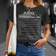 Judo Nutrition Facts Sarkastisches Judo Girl T-Shirt Geschenke für Sie