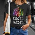 Kegel Mädel Kegelverein Kegelkönigin Sport Damen Kegeln T-Shirt Geschenke für Sie