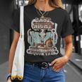 Last-Night We Let The Liquor Talk Cow Skull Western Country Unisex T-Shirt Gifts for Her