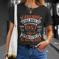 Legend 1953 Vintage 70Th Birthday Born In October 1953 Unisex T-Shirt Gifts for Her