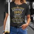 Legenden August 1963 Geboren - 59. Geburtstag T-Shirt für Jubilare Geschenke für Sie