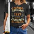Legenden Wurden Im 1957 Geboren 66 Geburtstag 66 Jahre T-Shirt Geschenke für Sie