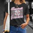 Leopard Baseball Grandma Game Day Softball Mothers Day Gift For Womens Unisex T-Shirt Gifts for Her