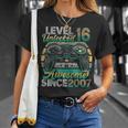 Level 16 Unlocked Awesome Since 2007 16Th Birthday Gaming T-Shirt Gifts for Her