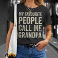 Lieblingsmensch Opa T-Shirt, My Favourite People Call Me Grandpa Geschenke für Sie
