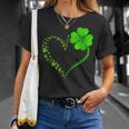 I Love You Hand Sign Language Heart Shamrock St Patricks Day T-Shirt Gifts for Her