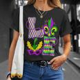 Love Mardi Gras Party Fat Tuesday Carnival Festival T-Shirt Gifts for Her