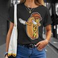 Lustiges Hot Dog Dabbing T-Shirt, Tanzendes Würstchen Design Geschenke für Sie