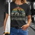 Lustiges Opa Dinosaurier T-Shirt, Saurier Motiv für Großväter Geschenke für Sie