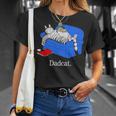 Lzrcat Dadcat Unisex T-Shirt Gifts for Her