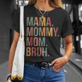 Mama Mommy Mom Bruh Mommy And Me Leopard Mothers Day Unisex T-Shirt Gifts for Her