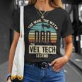 Man Myth Legend Dad Vet Tech Great Gift Unisex T-Shirt Gifts for Her