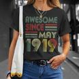 May 1919Shirt 100 Years Old 100Th Birthday Decorations Unisex T-Shirt Gifts for Her