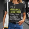 Mechanical Engineering Engineer Mechanic Major Gift Unisex T-Shirt Gifts for Her