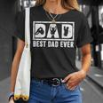 Mens Best Dad Ever Shirts Daddy And Son Fathers Day Gift From Son Unisex T-Shirt Gifts for Her