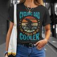 Mens Cycling Dad - Bike Rider Cyclist Fathers Day Vintage Gift Unisex T-Shirt Gifts for Her