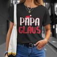 Mens Papa Claus Tshirt Funny Santa Christmas Costume Shirt Tshirt Unisex T-Shirt Gifts for Her