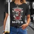 Motorrad-Enthusiasten T-Shirt Totenkopf & Ich brauche keine Therapie Geschenke für Sie