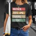 Mutter Video Gaming Legende Vintage Video Gamer Frau Mama V2 T-Shirt Geschenke für Sie