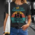 My Dad Is My Guardian Angel Retro Style Unisex T-Shirt Gifts for Her