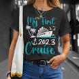 My First Cruise 2023 Kids Family Vacation Cruise Ship Travel Unisex T-Shirt Gifts for Her