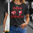 Nana Of The Birthday Girl Ladybug Birthday Unisex T-Shirt Gifts for Her