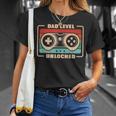 Mens New Dad Vintage Dad Level Unlocked Father T-Shirt Gifts for Her