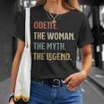 Odette The Woman Myth And Legend Funny Name Personalized Unisex T-Shirt Gifts for Her