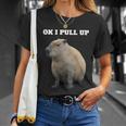 Ok I Pull Up Capybara V2 Unisex T-Shirt Gifts for Her