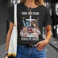 One Nation South Carolina Gamecocks Under God Unisex T-Shirt Gifts for Her