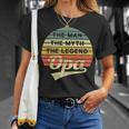 Opa Vintage T-Shirt: Der Mann, Mythos, Legende Retro Spruch Geschenke für Sie