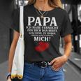 Papa und Tochter Partnerlook T-Shirt, Lustiges Vatertagsgeschenk Geschenke für Sie