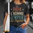 Papa Zum Vatertag Geschenk Für Papa Geburtstag Vater V2 T-Shirt Geschenke für Sie