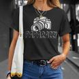 Paparazzi Dad Photographer Retro Camera T-Shirt Gifts for Her