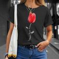 Parkinson Disease Awareness Tulip April Month Unisex T-Shirt Gifts for Her