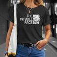 The Pitbull Face Dog Pitbull T-shirt Gifts for Her