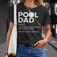Pool Dad Definition Funny Billiards Best Dad Ever Unisex T-Shirt Gifts for Her