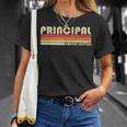 Principal Job Title Profession Birthday Worker Idea T-Shirt Gifts for Her